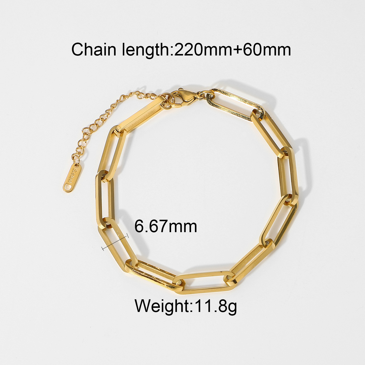 Elongated Link Bracelet — CM-B001
