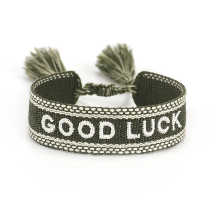 Actual catalog bracelet ZM39 · 11-GOODLUCK showing GOOD LUCK