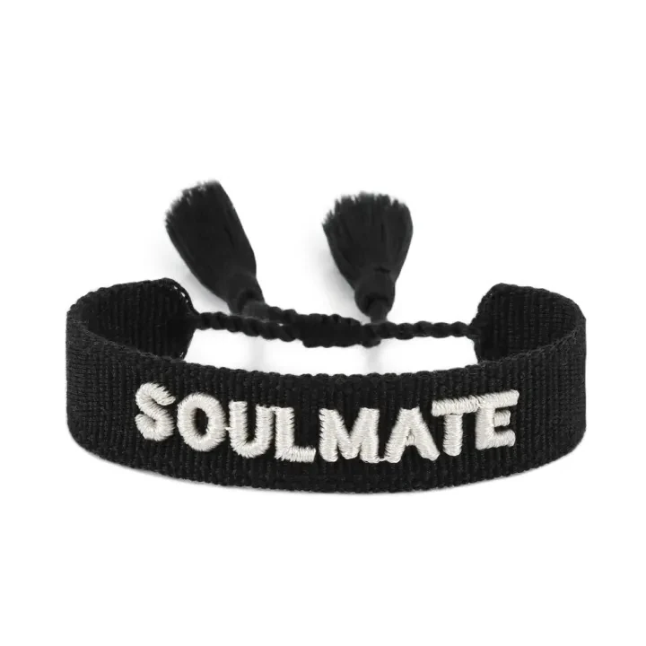 Actual black ZM77-59 SOULMATE bracelet