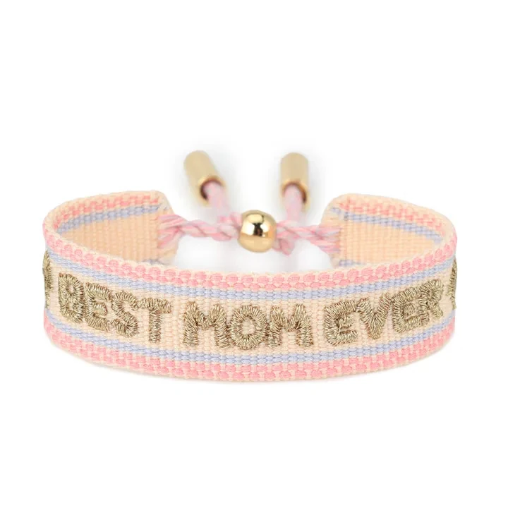 Actual catalog bracelet ZM89-229 showing BEST MOM EVER