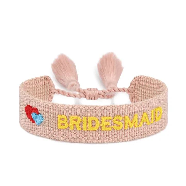 Actual catalog bracelet ZM74-69 showing BRIDESMAID
