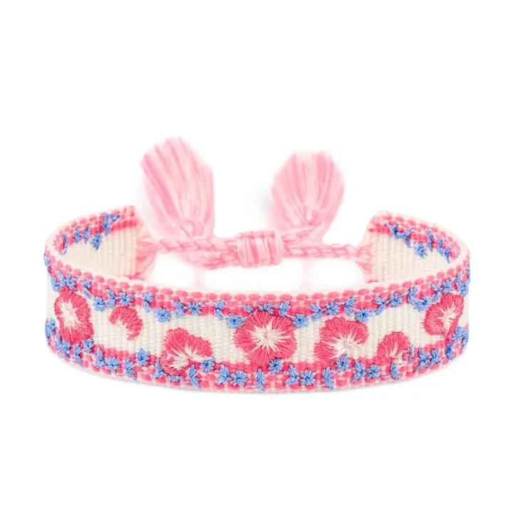 Actual catalog bracelet ZM78-230 showing Pink floral pattern