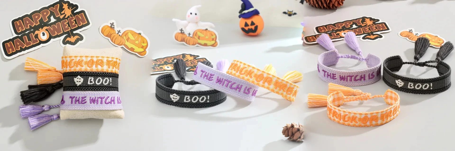 Real ZM50 Halloween woven bracelet catalog examples