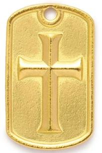 Rectangular Cross-Detail Pendant